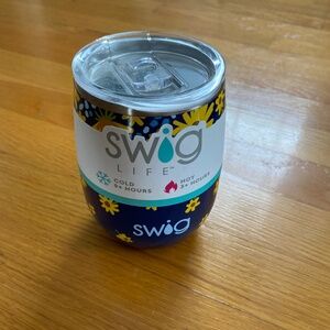 NWT 14 Oz Swig Life Sunflower Insulated Tumbler